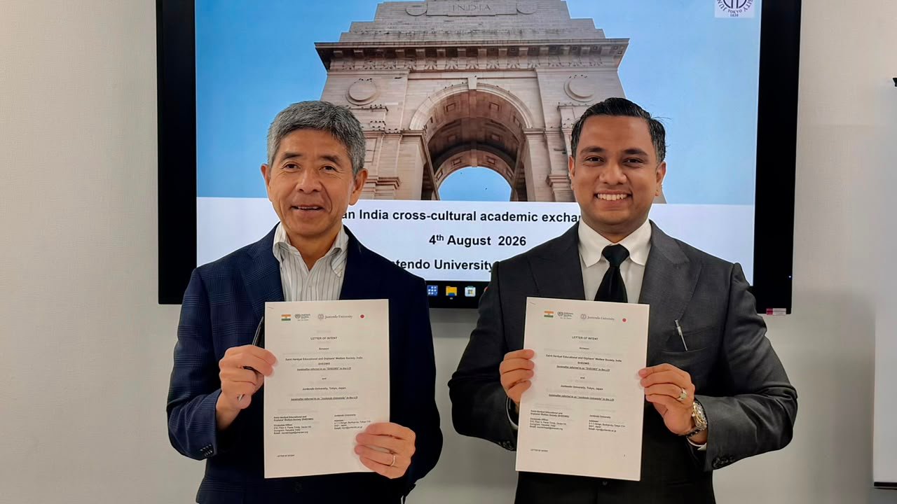 SHEOWS and Juntendo University sign a Memorandum of Understanding